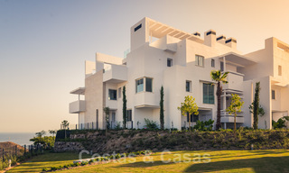 Modern-contemporary luxury apartments with exquisite sea views for sale, short drive to Marbella centre. Ready to move in. Last 3 penthouses. 38308 