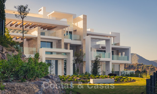 Modern-contemporary luxury apartments with exquisite sea views for sale, short drive to Marbella centre. Ready to move in. Last 3 penthouses. 38312 