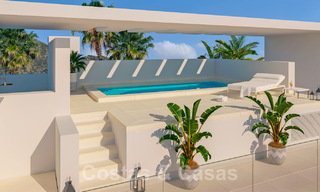 Modern-contemporary luxury apartments with exquisite sea views for sale, short drive to Marbella centre. Ready to move in. Last 3 penthouses. 38316 