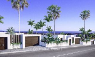 New modern-contemporary villas for sale, panoramic sea views, on the New Golden Mile between Marbella and Estepona 13986 
