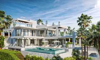 New modern-contemporary villas for sale, panoramic sea views, on the New Golden Mile between Marbella and Estepona 19650 