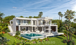 New modern-contemporary villas for sale, panoramic sea views, on the New Golden Mile between Marbella and Estepona 19651 