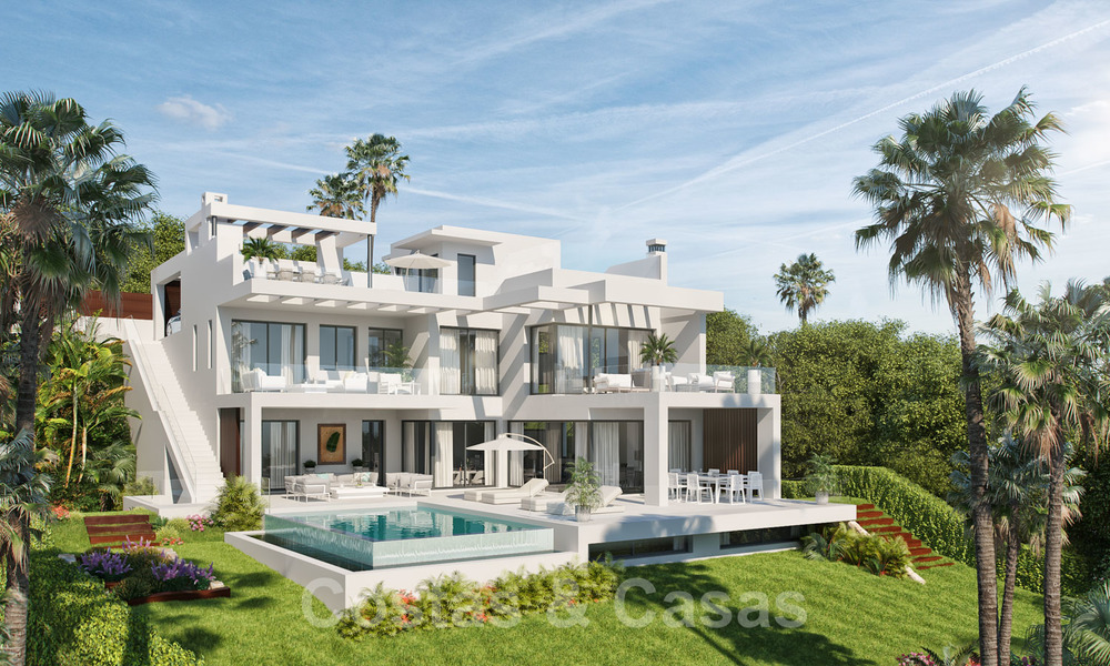 New modern-contemporary villas for sale, panoramic sea views, on the New Golden Mile between Marbella and Estepona 19652