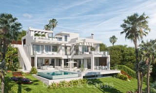 New modern-contemporary villas for sale, panoramic sea views, on the New Golden Mile between Marbella and Estepona 19652 
