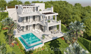 New modern-contemporary villas for sale, panoramic sea views, on the New Golden Mile between Marbella and Estepona 19654 