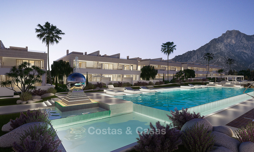 Cutting edge modern luxury apartments and penthouses for sale on the Golden Mile, Marbella 4977
