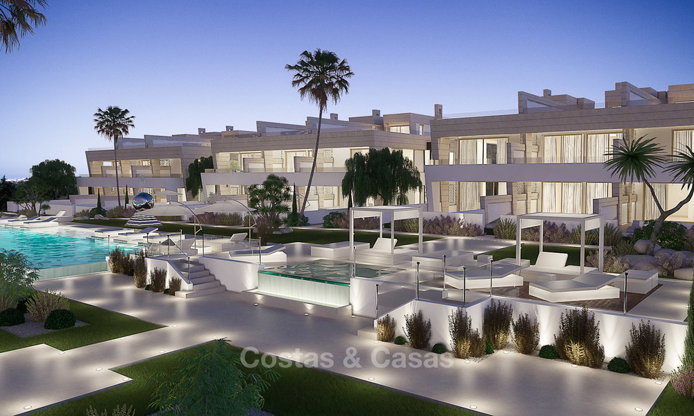 Cutting edge modern luxury apartments and penthouses for sale on the Golden Mile, Marbella 4979