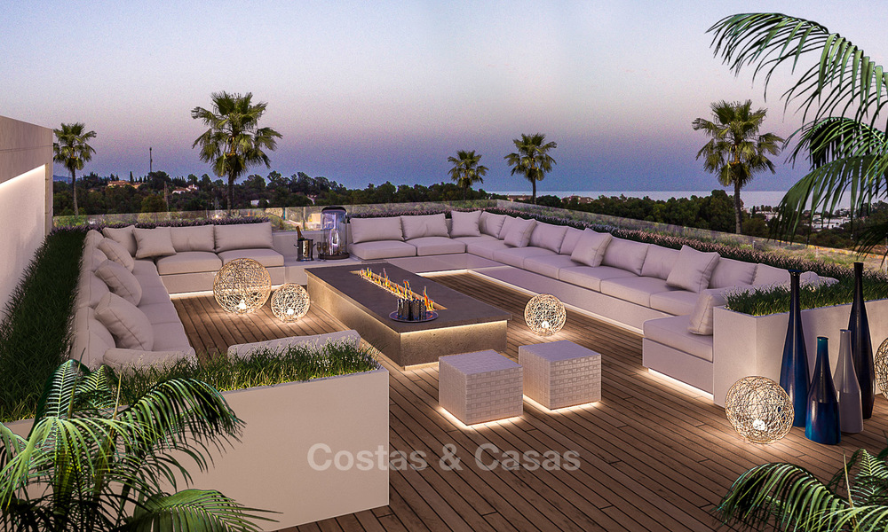 Cutting edge modern luxury apartments and penthouses for sale on the Golden Mile, Marbella 4983