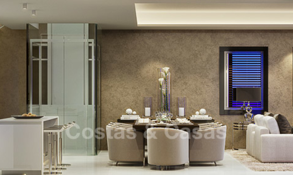 Cutting edge modern luxury apartments and penthouses for sale on the Golden Mile, Marbella 4986