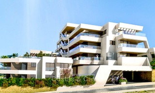 New modern luxury apartments with sea views for sale, Marbella. Walking distance to golf and beach. 5119 