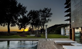 Minimalist modern contemporary designer villa for sale, spectacular sea views, Benalmadena, Costa del Sol 5148 