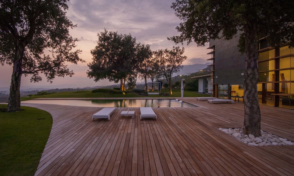 Minimalist modern contemporary designer villa for sale, spectacular sea views, Benalmadena, Costa del Sol 5149