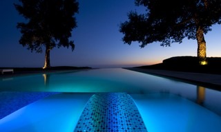 Minimalist modern contemporary designer villa for sale, spectacular sea views, Benalmadena, Costa del Sol 5155 