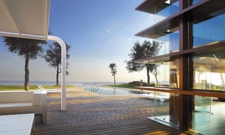 Minimalist modern contemporary designer villa for sale, spectacular sea views, Benalmadena, Costa del Sol 5140 