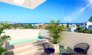 New modern contemporary luxury villa for sale, with sea and mountain views, Nueva Andalucia, Marbella 5533 
