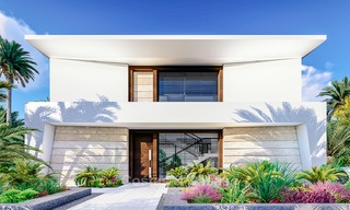 New modern, avant garde style villas with sea views for sale, La Duquesa, Manilva, Costa del Sol 5606 