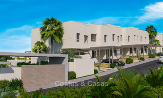 New, modern and exclusive golf townhouses with spectacular golf views for sale in Estepona 12141 