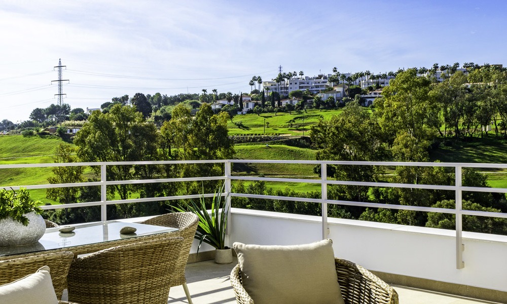 New, modern and exclusive golf townhouses with spectacular golf views for sale in Estepona 12136