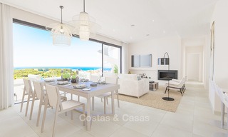 New avant-garde golf apartments and townhouses for sale, breath taking sea views, Casares, Costa del Sol 5715 