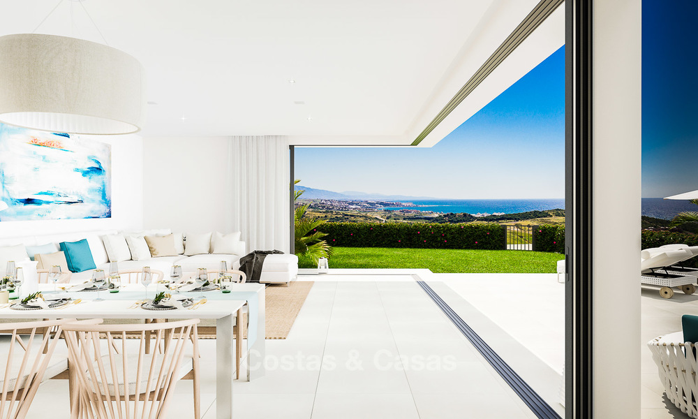 New avant-garde golf apartments and townhouses for sale, breath taking sea views, Casares, Costa del Sol 6103