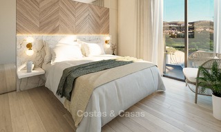 New modern frontline golf apartments for sale, La Cala de Mijas, Costa del Sol 5699 