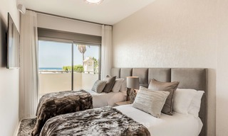 Modern first line beach villa for sale in Marbella, with stunning sea views 5752 