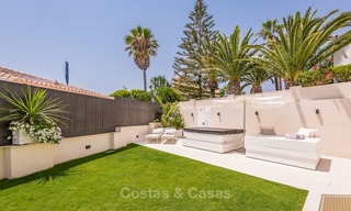 Modern first line beach villa for sale in Marbella, with stunning sea views 5764 