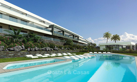 Modern luxury apartments for sale near the beach, with golf and sea views, Casares, Costa del Sol 5777