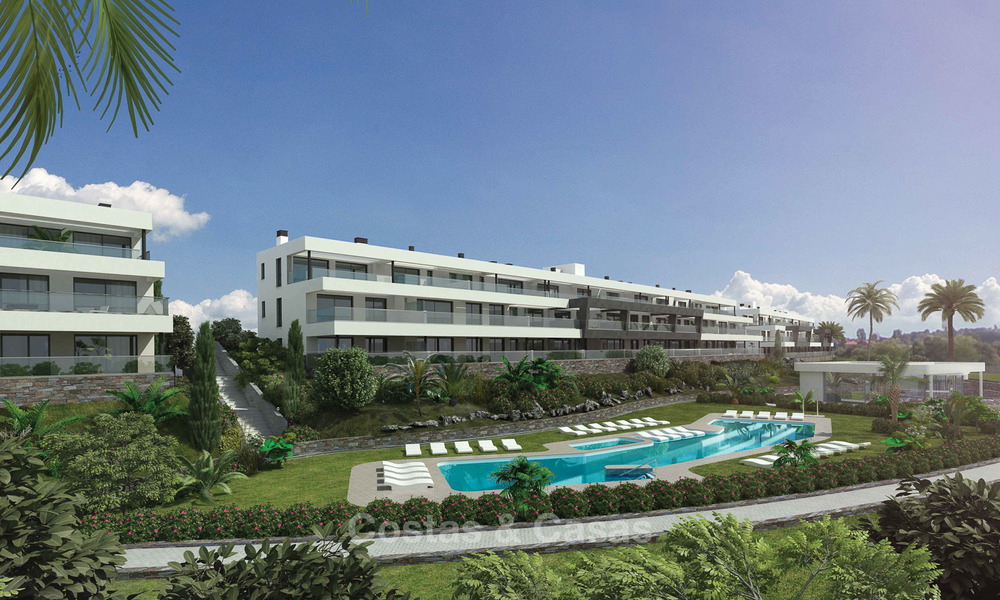Modern luxury apartments for sale near the beach, with golf and sea views, Casares, Costa del Sol 5779