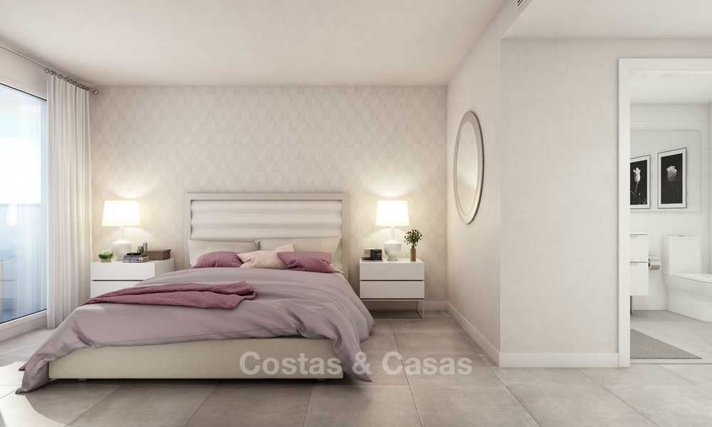 Modern luxury apartments for sale near the beach, with golf and sea views, Casares, Costa del Sol 5781