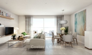 Modern luxury apartments for sale near the beach, with golf and sea views, Casares, Costa del Sol 5783 