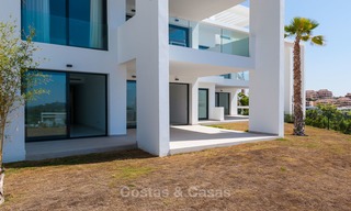 New, modern raised garden apartment with golf, mountain- and sea-views for sale in Benahavis - Marbella 5818 