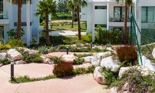 New, modern raised garden apartment with golf, mountain- and sea-views for sale in Benahavis - Marbella 5827 
