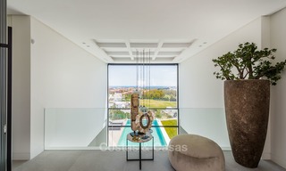 Turnkey exclusive high-end designer villa for sale, with panoramic sea, golf and mountain views, Benahavis - Marbella 5879 