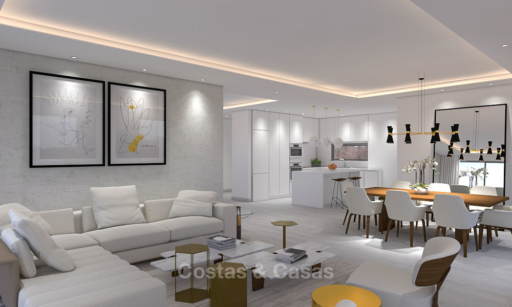 Luxury modern apartments for sale, in an exclusive complex with private lagoon, Casares, Costa del Sol 5923
