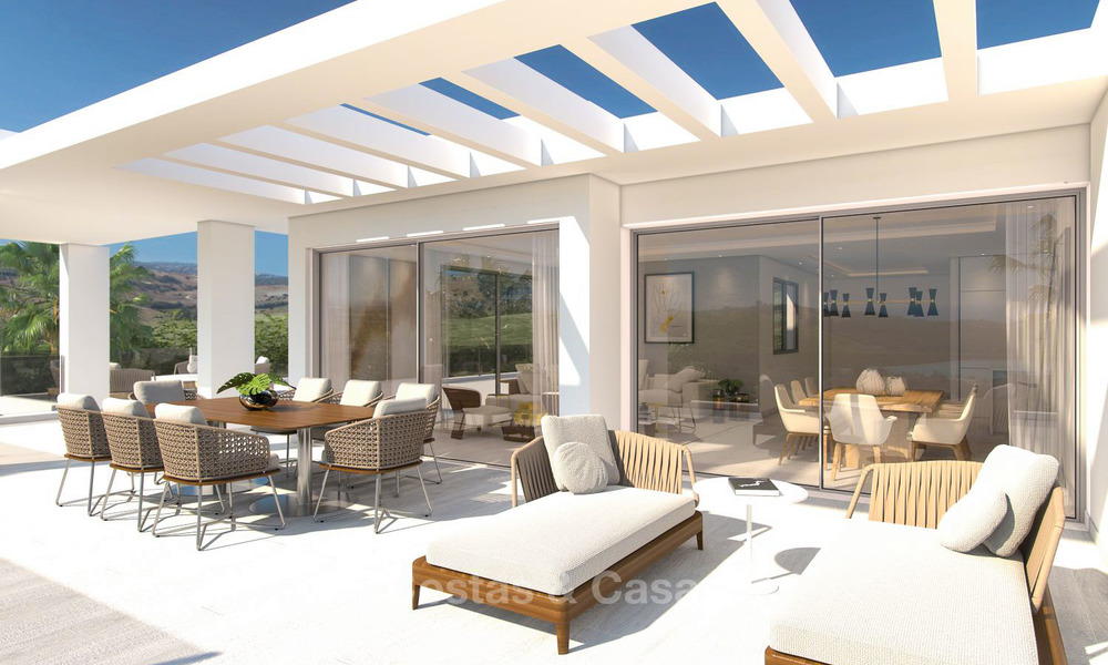 Luxury modern apartments for sale, in an exclusive complex with private lagoon, Casares, Costa del Sol 5927