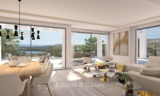Luxury modern apartments for sale, in an exclusive complex with private lagoon, Casares, Costa del Sol 5929 