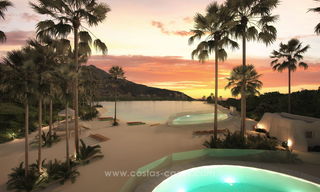 Luxury modern apartments for sale, in an exclusive complex with private lagoon, Casares, Costa del Sol 20048 