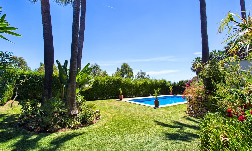 Andalusian style designer villa for sale with magnificent sea views, near golf and beach, Marbella 6059