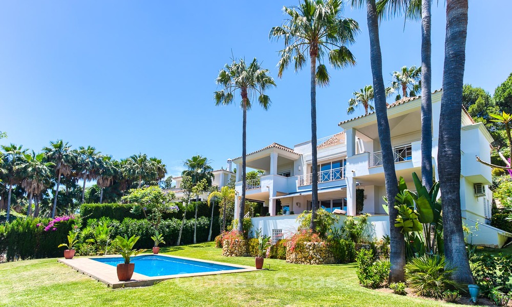 Andalusian style designer villa for sale with magnificent sea views, near golf and beach, Marbella 6061