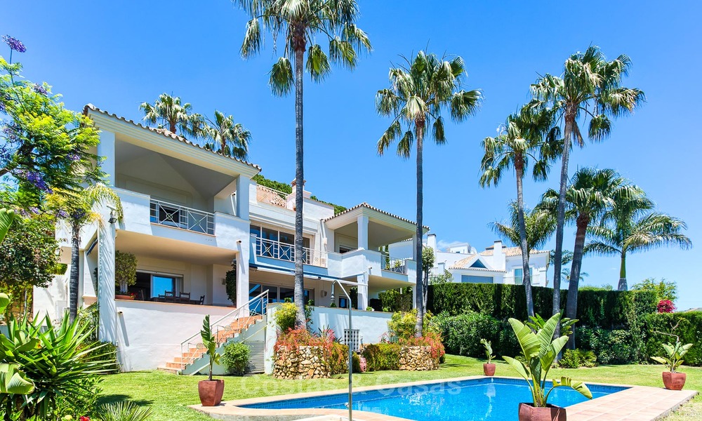 Andalusian style designer villa for sale with magnificent sea views, near golf and beach, Marbella 6062
