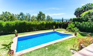 Andalusian style designer villa for sale with magnificent sea views, near golf and beach, Marbella 6063 