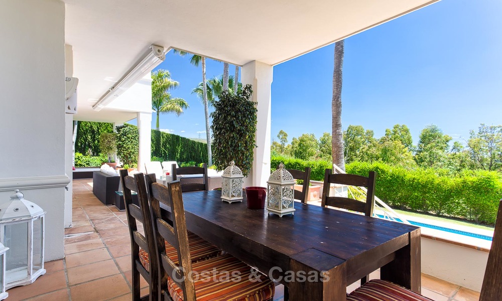 Andalusian style designer villa for sale with magnificent sea views, near golf and beach, Marbella 6065