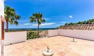 Andalusian style designer villa for sale with magnificent sea views, near golf and beach, Marbella 6066 