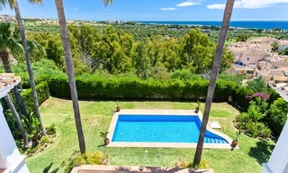 Andalusian style designer villa for sale with magnificent sea views, near golf and beach, Marbella 6068 