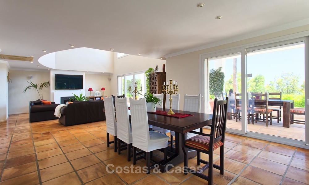 Andalusian style designer villa for sale with magnificent sea views, near golf and beach, Marbella 6080