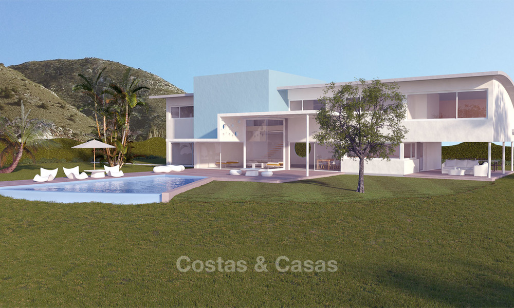 Unique and exclusive, avant-garde villa for sale, with panoramic sea views, Benalmadena, Costa del Sol 6091