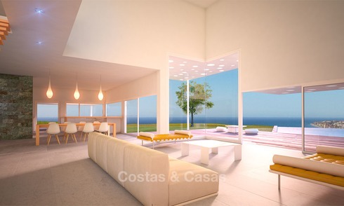 Unique and exclusive, avant-garde villa for sale, with panoramic sea views, Benalmadena, Costa del Sol 6092