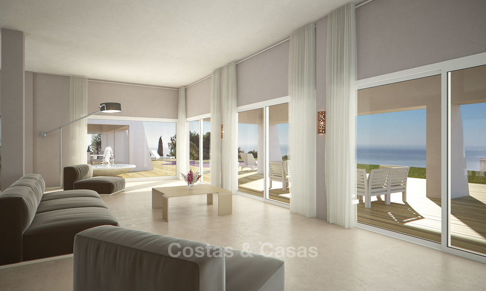 Unique and exclusive, avant-garde villa for sale, with panoramic sea views, Benalmadena, Costa del Sol 6094