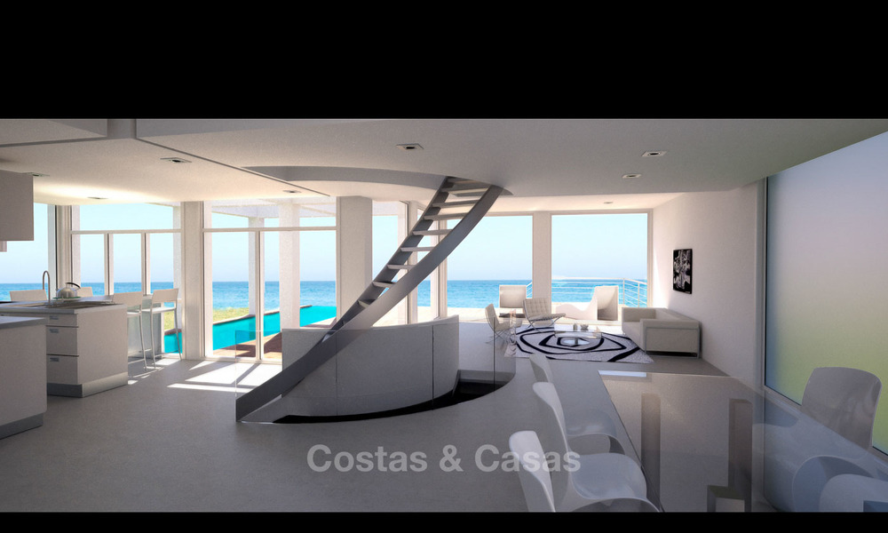 Delightful modern villas for sale in a privileged location with panoramic sea and bay views, Benalmadena, Costa del Sol 6120